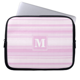 Monogram baby rosa rand laptop sleeve