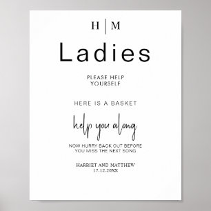 Monogram badrum hjälper dig själv att elegant badr poster