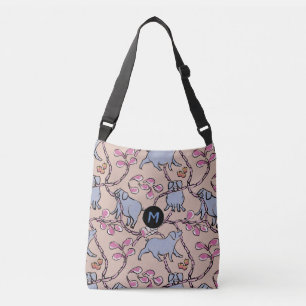 Monogram Bag för kinesiska Gris-året i superskoj Axelväska