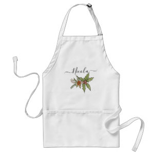 Monogram bakapparat - Anpassad kock med fickor Förkläde