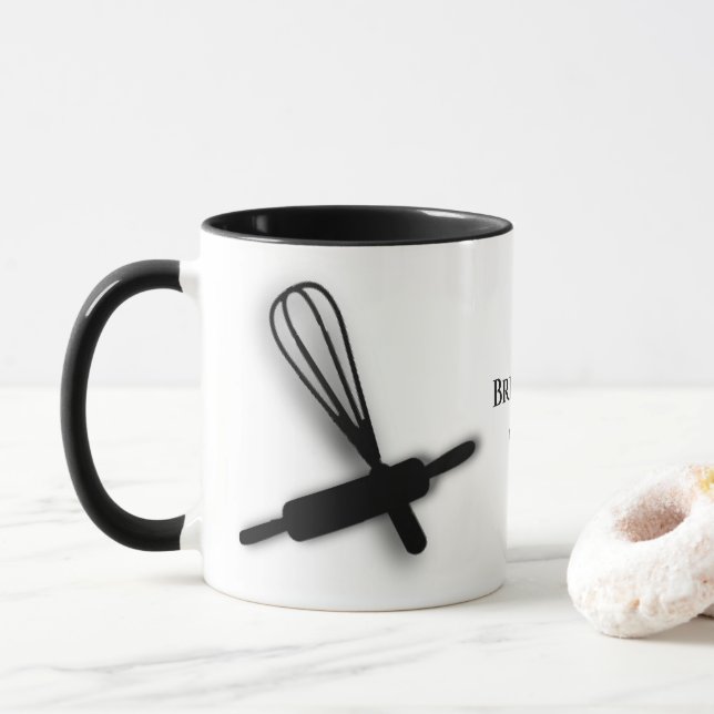 Monogram Bakers Mugg (Med munk)