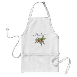 Monogram Baking Apron - Custom Chef with Pockets Förkläde