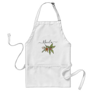Monogram Baking Apron - Custom Chef with Pockets Förkläde