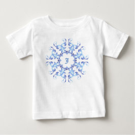 Monogram.Baroque inslag. Tee Shirt