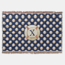 Monogram Baseball Bollar Sports mönster