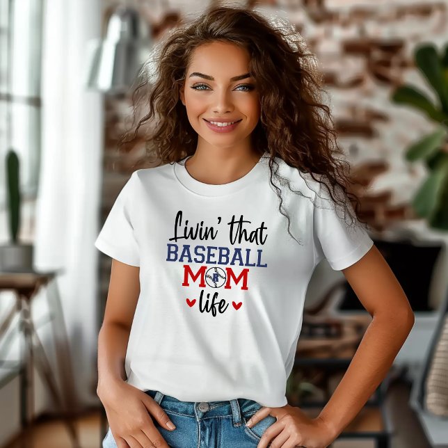 Monogram Baseball Mor Gift T Shirt (Skapare uppladdad)