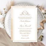Monogram Beige Cream Watercolor Formal Bröllop Inbjudningar<br><div class="desc">Förtjusar vänner och familj med den här inbjudan från elegant bröllop som visar bra hand plockade leafy botaniskt monogram med brud och brudgumms initialer. Frontinbjudan trimmade med tunna beige krämnyans vattenfärgen ram, medan inbjudan med vacker vattenfärg tvättar i beige, kräm, elfenben, champagne, taupe och bruna nyanser. Ren och enkel fullt...</div>