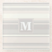 Monogram beige rand