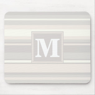 Monogram beige rand musmatta