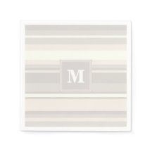 Monogram beige rand