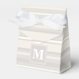Monogram beige rand presentaskar