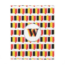 Monogram BELGIEN Flagga