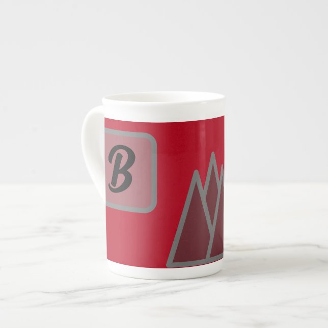 Monogram Benporslin Mugg (Framsida vänster)