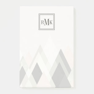 Monogram  Bergsområden utanför bergsområden III Post-it Block