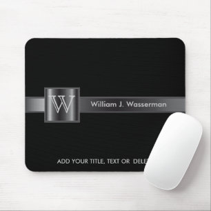 Monogram Black and Steel Musmatta