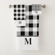 Monogram Black and White Buffalo Play