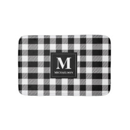 Monogram Black and White Buffalo Play Badrumsmatta