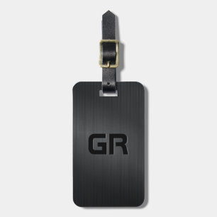 Monogram Black Brushed Aluminium Struktur 3 Bagagebricka