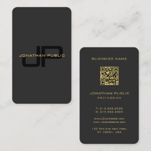 Monogram Black Guld Ocean australiska Storleka jap Visitkort
