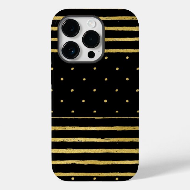 Monogram Black Guld Stripe (Baksida)