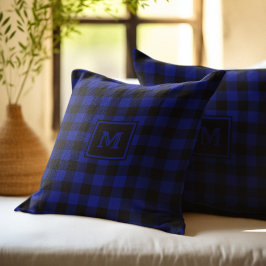 Monogram Black och Blue Buffalo Play Kudde
