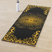 Monogram Black och Guld med dekorativt inslag