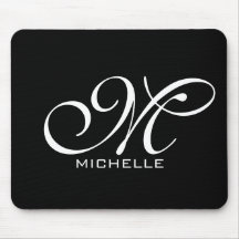 Monogram Black Script-Personlig