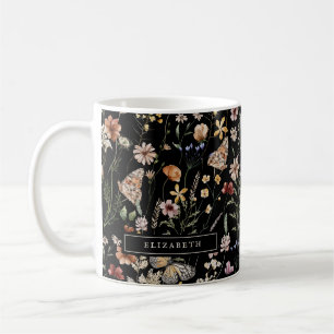 Monogram Blommig Mugg