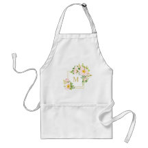 Monogram Blommigt Chic Pastel Cute Ro Bouquet