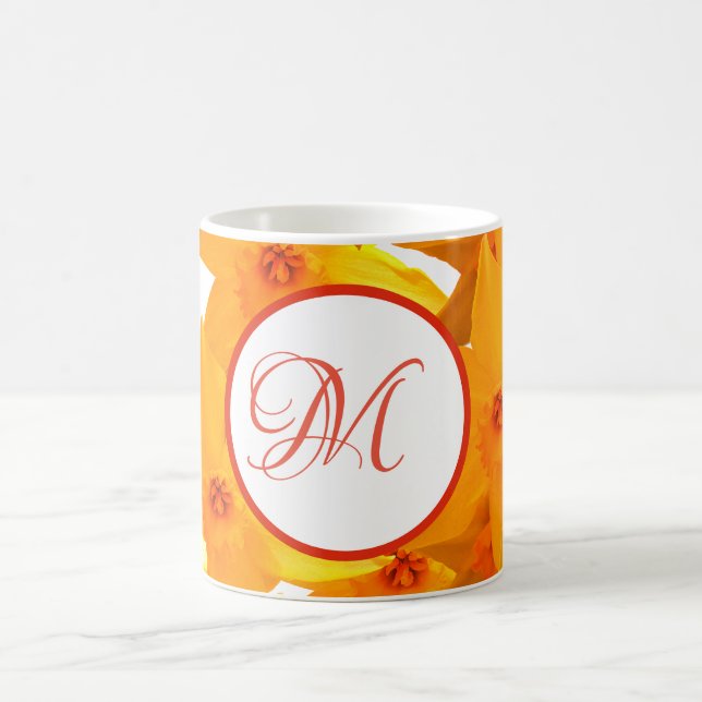 Monogram Blommigt Classic Mugg (Center)