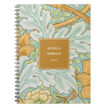 Monogram Blommigt Greenery Botanical Gult Grönt