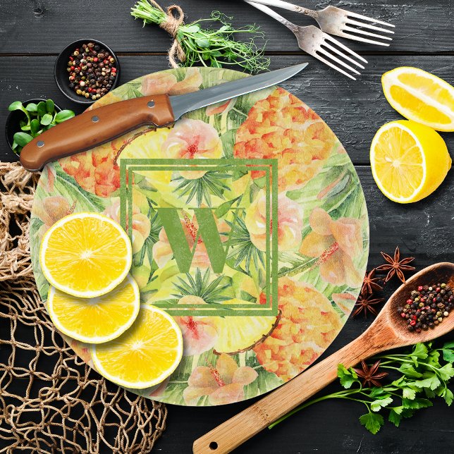 Monogram Blommor Ananas (Skapare uppladdad)