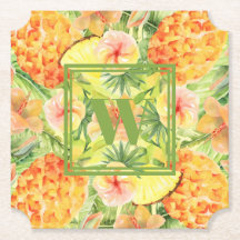 Monogram Blommor Ananas