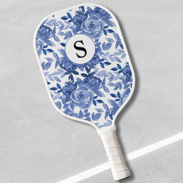 Monogram Blue Blommigt
