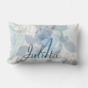 Monogram Blue Ro Lumbarkudde