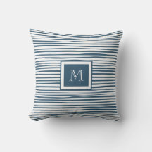 Monogram Blue White Rand