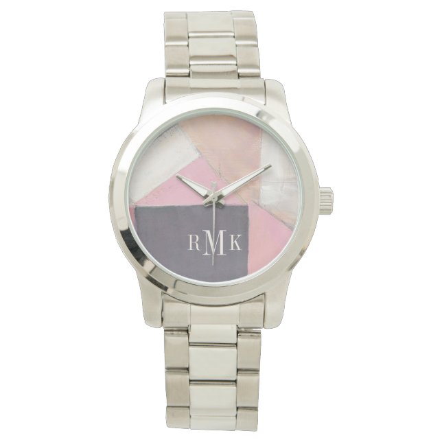 Monogram | Blushing Bride Armbandsur (Framsida)