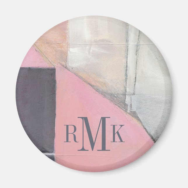 Monogram | Blushing Bride Magnet (Framsidan)