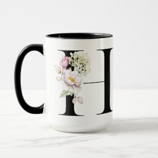 Monogram Bokstav H | Kaffe Mugg