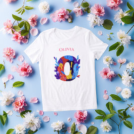 Monogram - Bokstav O Konstnärlig Födelsedagspresen T Shirt