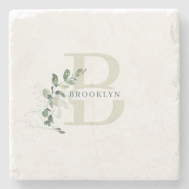 Monogram Botanical Grey Stone Underlägg