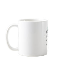 Monogram Botanisk Blad P bokstav klassisk mugg