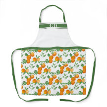 Monogram botaniska Orangar Apron