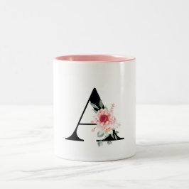 MONOGRAM BREV A Två-Tonad MUGG