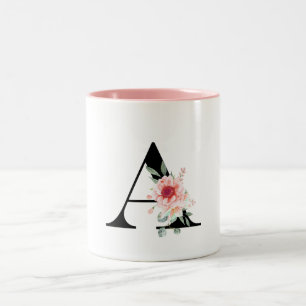 MONOGRAM BREV A Två-Tonad MUGG