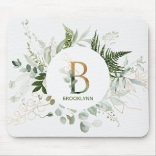 Monogram Brev B Fern & Succulus Pad Musmatta