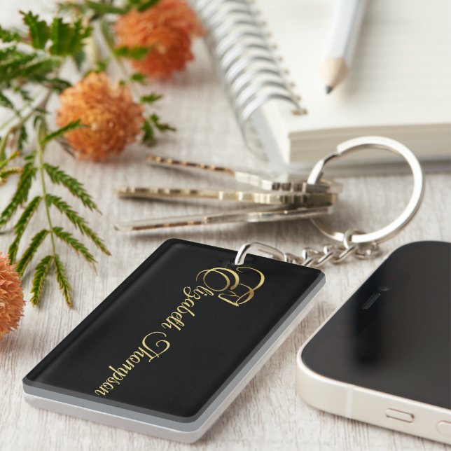 Monogram Brev E-häst i guld färg (Högra Framsidan)