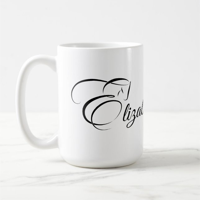Monogram Brev E Horse Kaffemugg (Vänster)