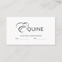 Monogram Brev E Horse