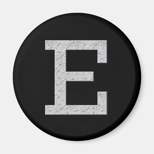 Monogram Brev E Magnet (Framsidan)